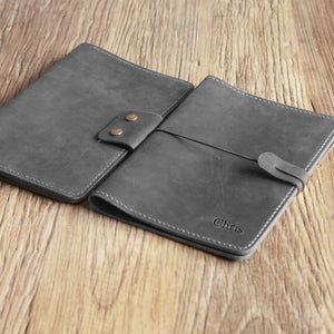 Personalized Moleskine Notebook Cover - Large size/volant cahier journal portfolio - 312M