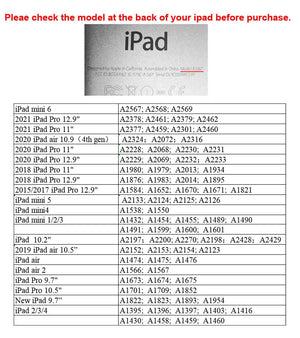 Handmade iPad Leather Portfolios With Apple Pencil Holder - Grey  - 601B
