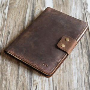 Handmade iPad Leather Portfolios - Brown - 601