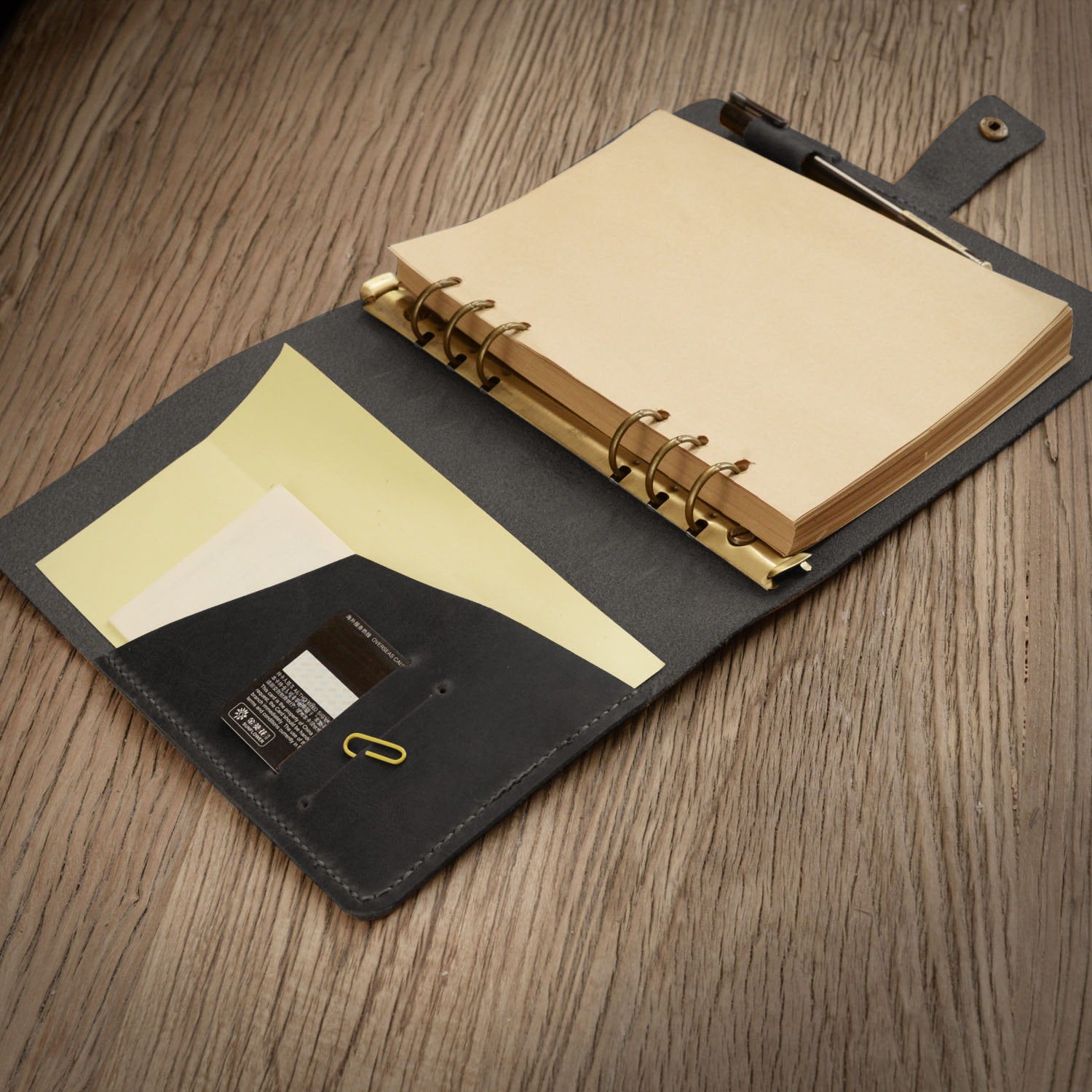 Leather 6 Ring Binder