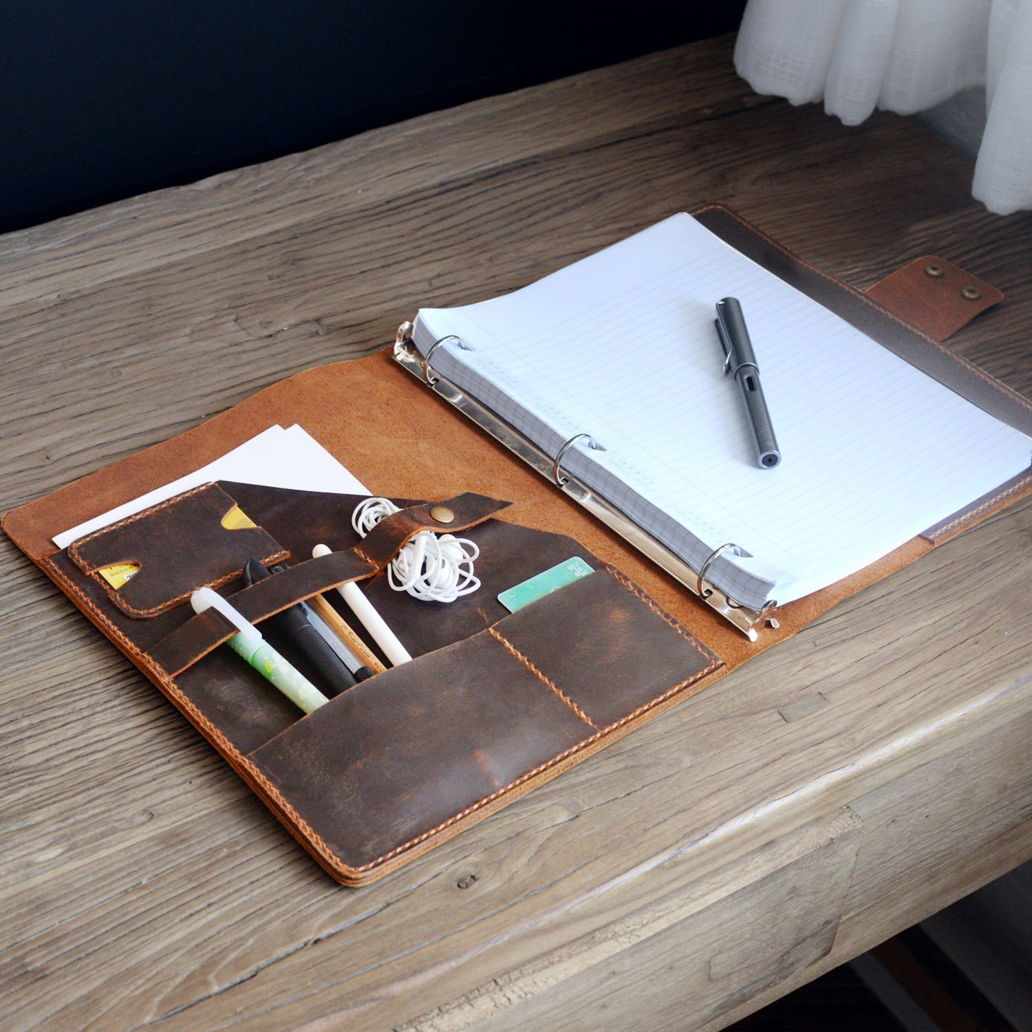 leather portfolio