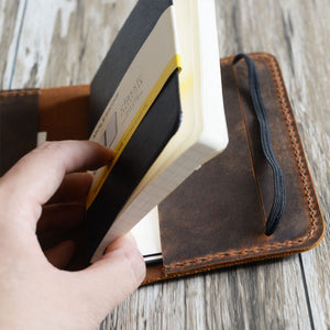 Moleskine classic notebook pocket size leather cover (3.5 x 5.5) - 305S