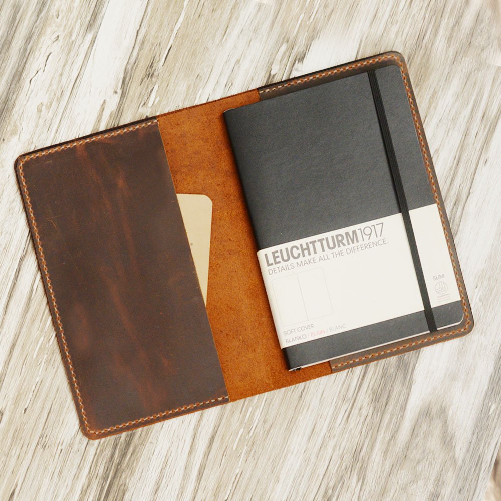 Handmade Leuchtturm1917 Notebook Cover - Brown | 305L