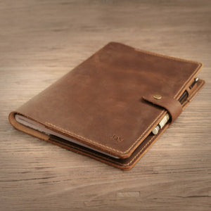 Handmade Composition Notebook Cover - Brown | 307C