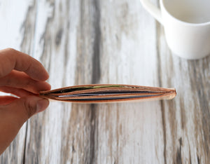 Handmade Leather Card Holder 4 Slots - Nature Tan