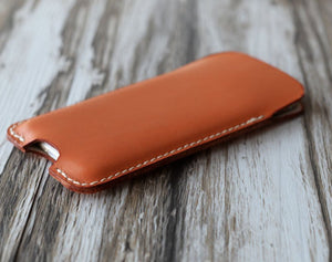 Personalized Leather IPhone 6 Case / iphone 6 sleeve / women’s or men's iPhone 6 Sleeve / iPhone 6 Plus Case Sleeves