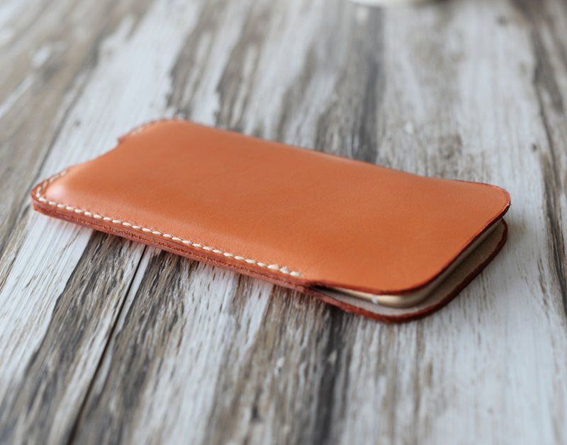 Personalized Leather IPhone 6 Case / iphone 6 sleeve / women’s or men's iPhone 6 Sleeve / iPhone 6 Plus Case Sleeves