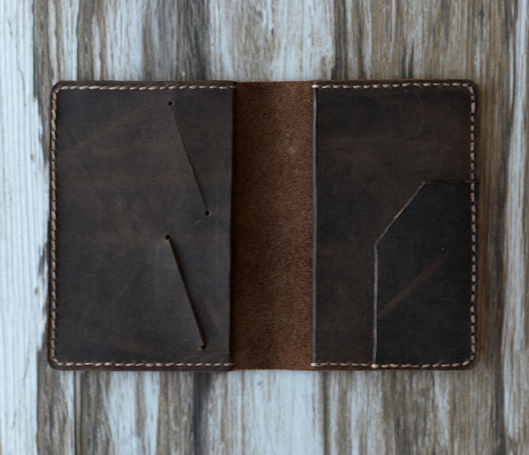 Leather Passport Cover - Leather passport Wallet 105 / Men passport case / Leather Passport holder / Passport keeper