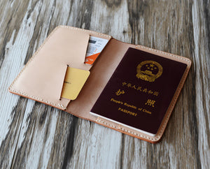 Leather Passport Cover - Leather passport Wallet 105 / Men passport case / Leather Passport holder / Passport keeper