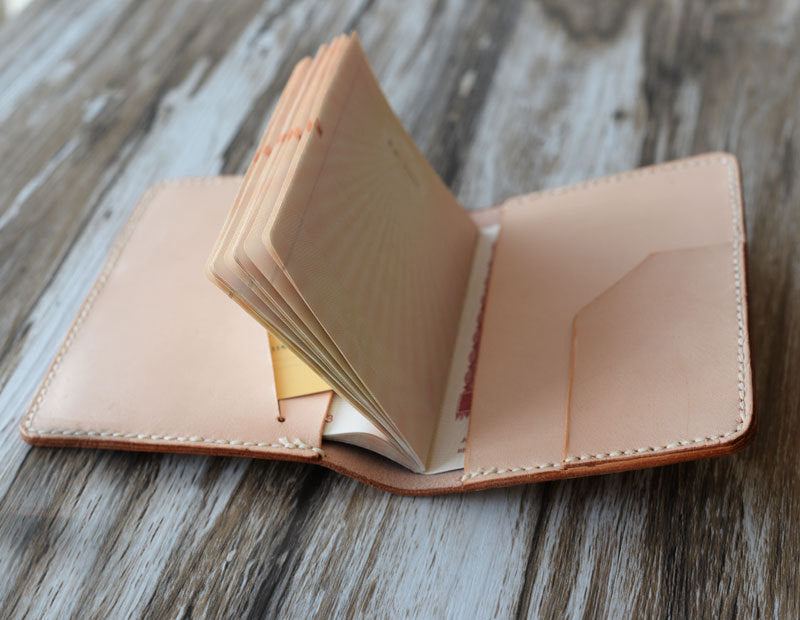Leather Passport Cover - Leather passport Wallet 105 / Men passport case / Leather Passport holder / Passport keeper