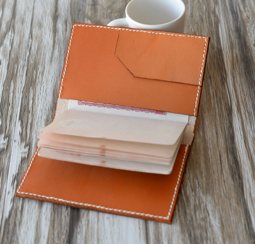Leather passport Wallet 105 / passport case / Leather Passport holder / Passport keeper / Passport Cover