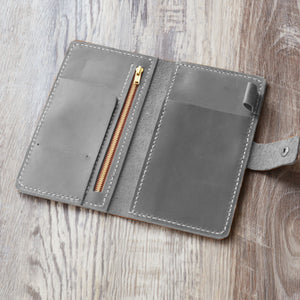 server-book-organizer-with-zipper-pocket-tooled-leather-318-gm