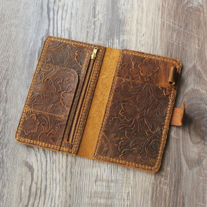 server-book-organizer-with-zipper-pocket-tooled-leather-318-gm