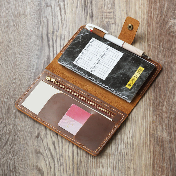 Personalized Leather Day-Timer Planner Cover - Multiple Colors - 319 ...