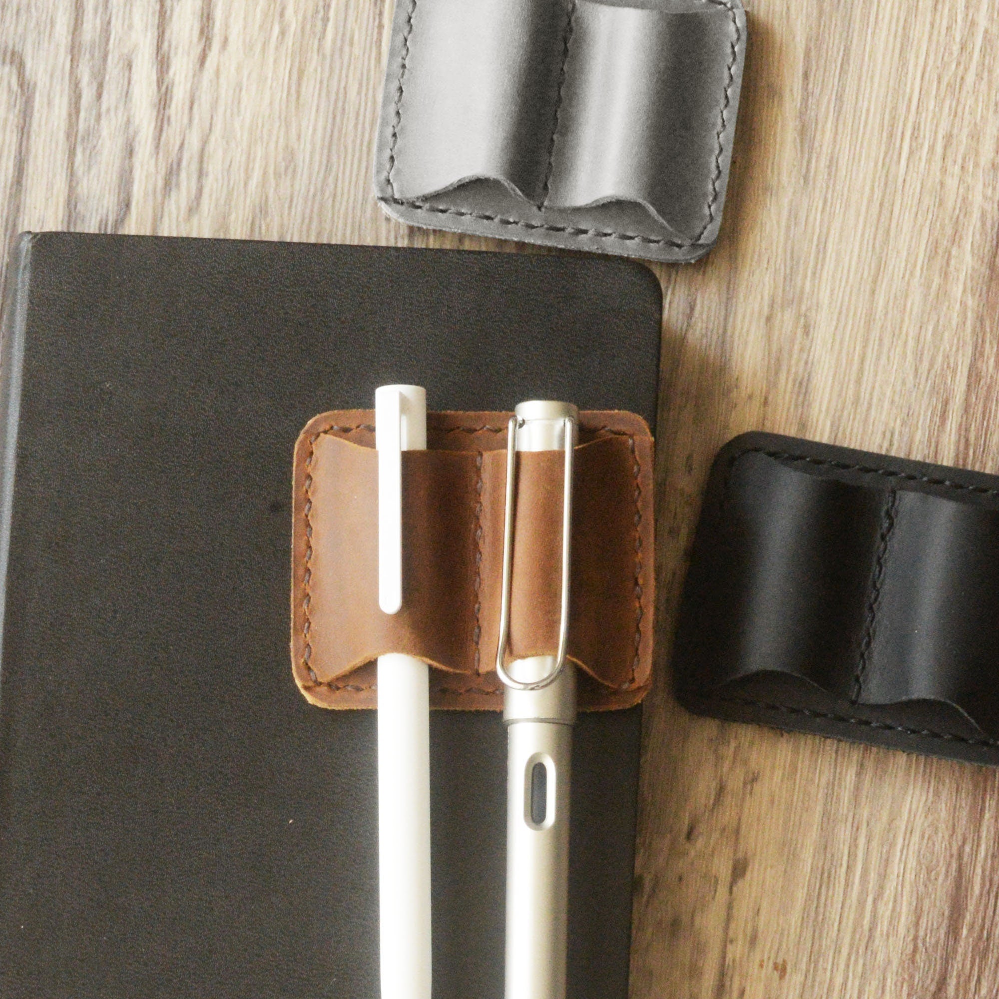 personalized-leather-journal-pen-holder-clip,-planner-pen-loop,-pen-organizer-p01-gm