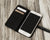 iPhone Leather Wallet Case  - Black