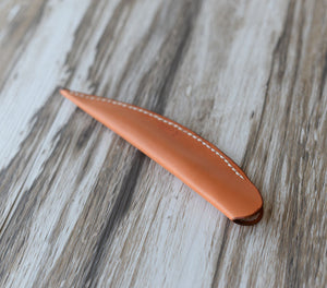 Leather Pen Case - Orange - 204