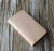 Personalized Leather iPhone Wallet Case - Nature Tan