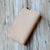 Personalized Leather iPhone Wallet Case - Nature Tan