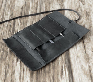 Leather Tool Roll #206 - Distressed Gray