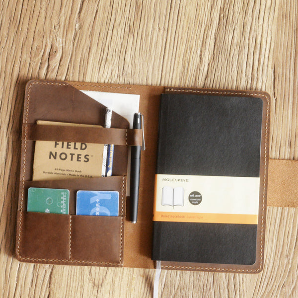 Personalized Moleskine Notebook Cover Large size/volant cahier journ