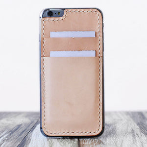 iPhone case case card holder - nature tan 405