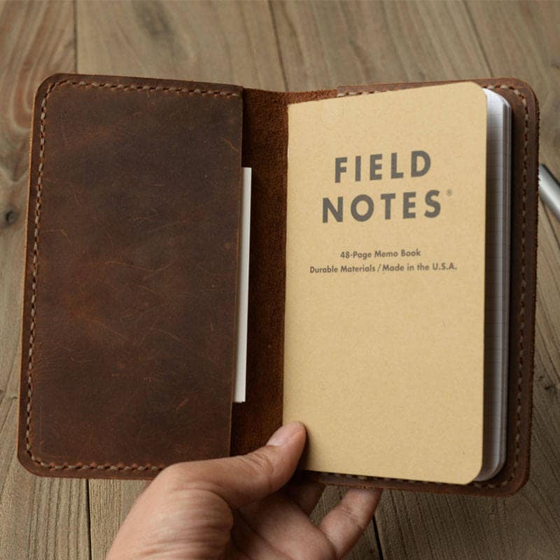 Saddleback Leather Co. Moleskine Notebook Cahier Leather Journal Cover for Sketchbooks  and Notebooks Includes 100 Year Warranty