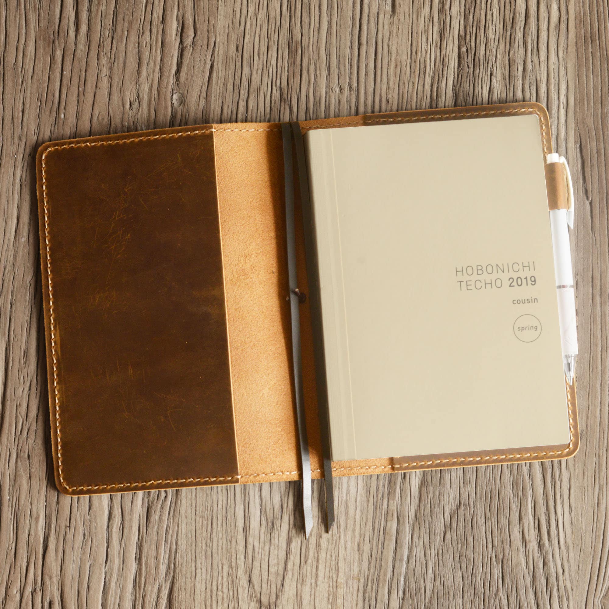 Personalized Leather Hobonichi Weeks Cover, Mega Weeks Cover, Notebook -  Extra Studio