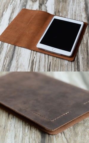 Handmade iPad Leather Case