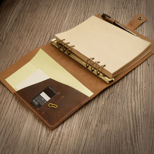 Leather 6 Ring Binder