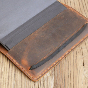 Handmade Moleskine Notebook Cover - Large Size - Brown | 305M