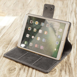 Copy of Handmade iPad Leather Portfolios - 601 - Grey