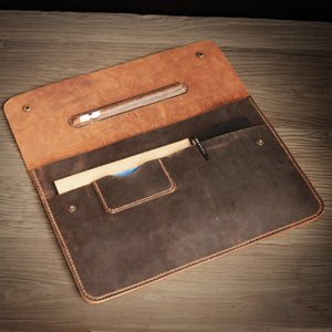 Personalized iPad Leather Sleeve