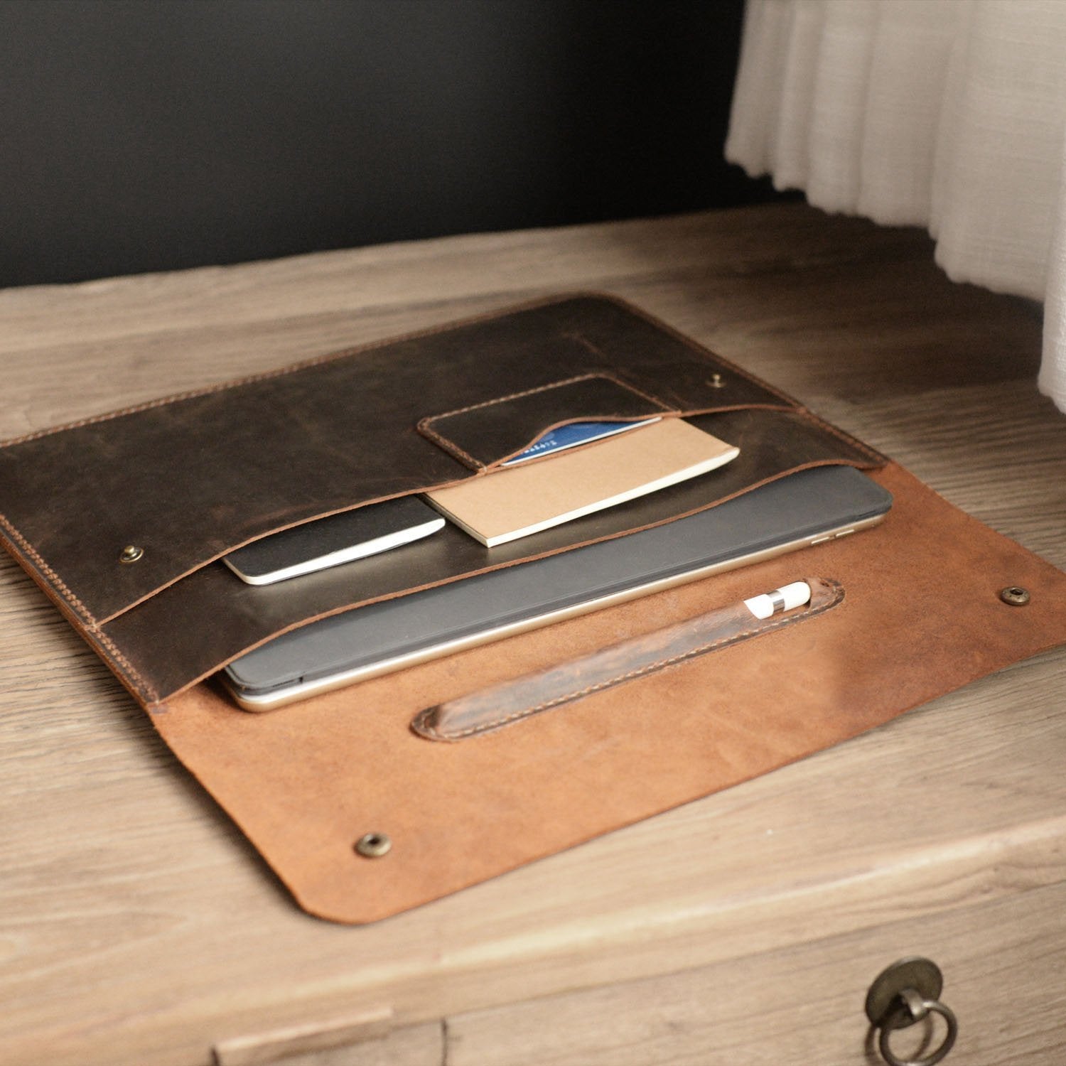 Leather iPad Sleeve for 2020 iPad Pro