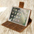 Copy of Handmade iPad Leather Portfolios With Apple Pencil Holder - 601B - Distressed Tooled Brown