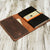 Personalized Leather Cover for Classic Moleskine Large size - Brown