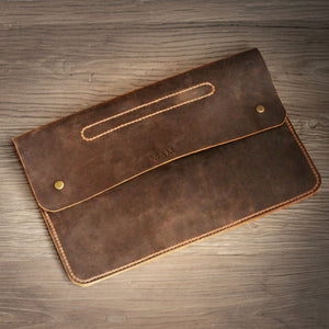 Personalized iPad Leather Sleeve