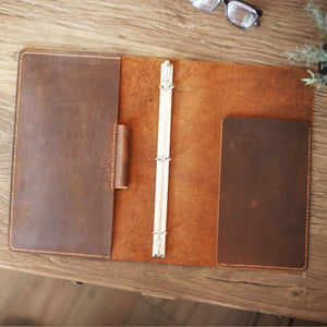 Leather 3 Ring Binder