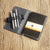 Personalized Leather Moleskine Cover for Large Size - Gray