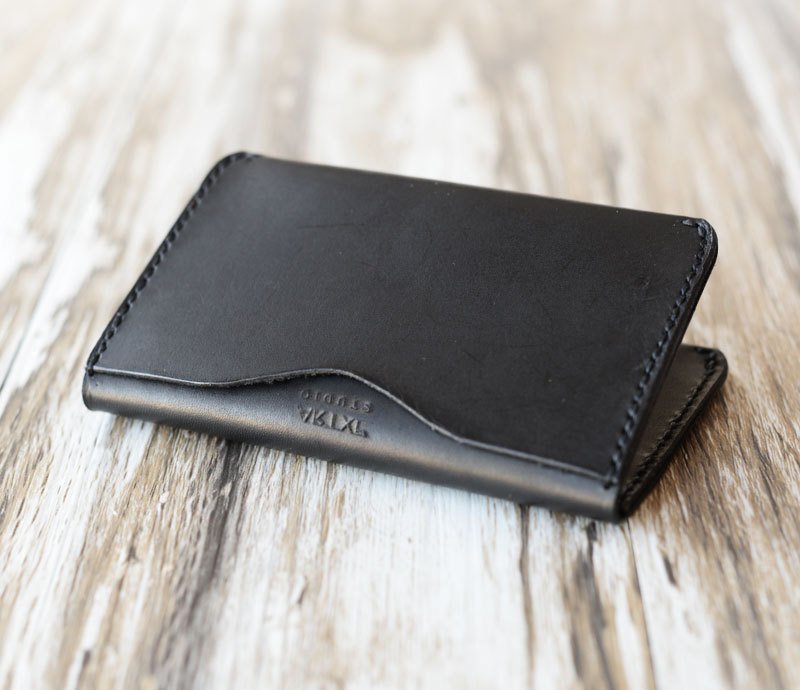 Personalized Leather Wallet / Veg Tan / Men Wallet / Women’s Wallet / Black Leather Wallet / Slim Wallet / Minimal Leather Wallet