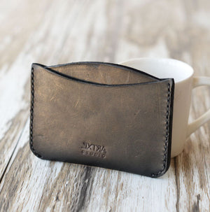 PERSONALIZED CARDHOLDER Leather Card Holder Wallet 