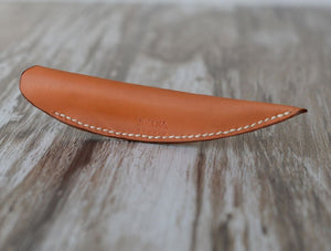 Personalized Pen Case Pen Sleeve, Vegetable-tanned Leather, Handmade Hand-stitched Personalized Minimalist Pen Case Add initials