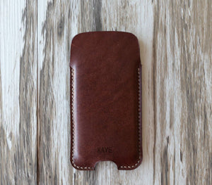 Personalized Leather IPhone 6 Case / iphone 6 sleeve / women’s or men's iPhone 6 Sleeve / iPhone 6 Plus Case Sleeves