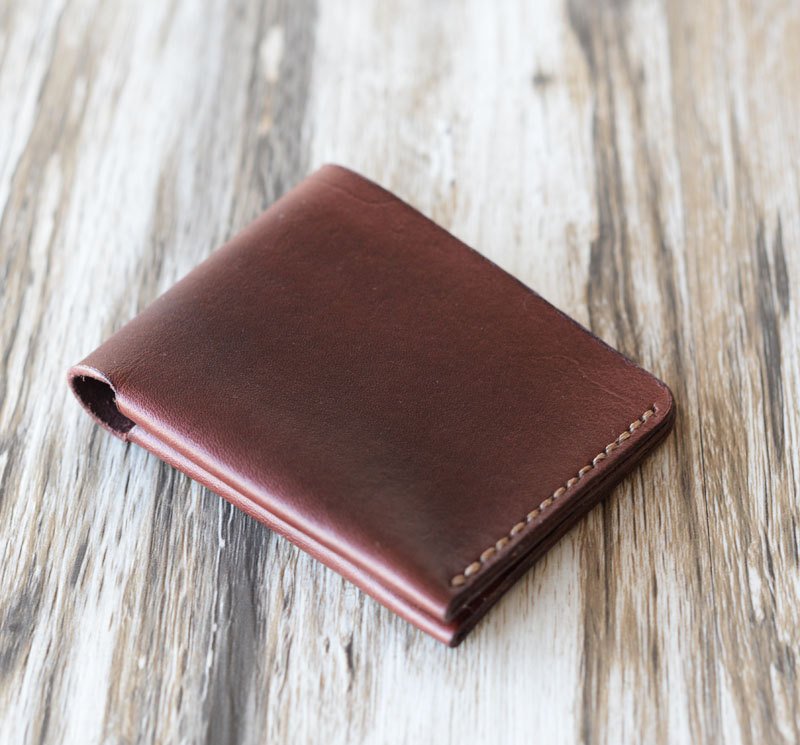 Leather Wallet --- Distressed Leather Wallets for Men - Women's Wallets - Personalized Leather Wallet - by Extra Studio