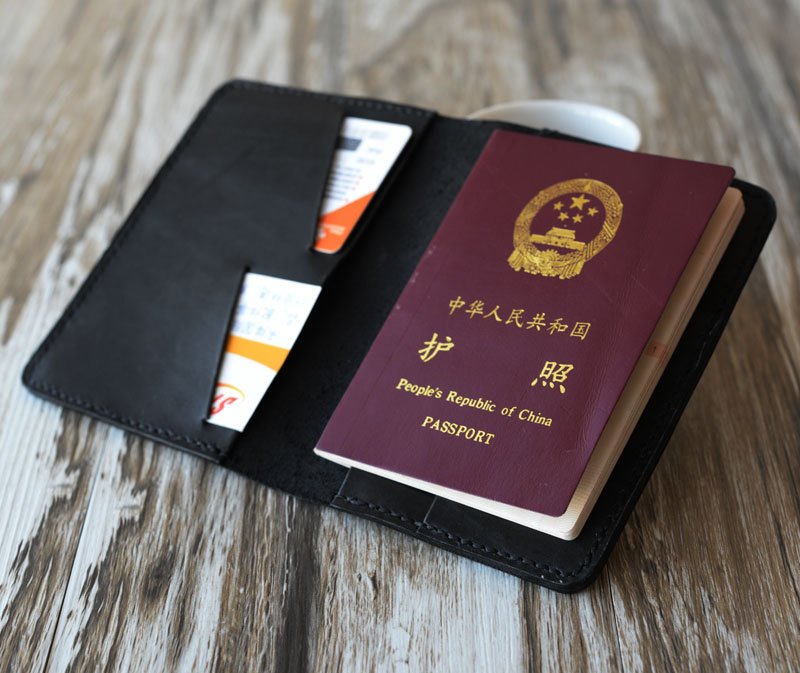 Leather Passport Cover - Leather passport Wallet 105 / passport case / Leather Passport holder / Passport keeper / Passport Cover