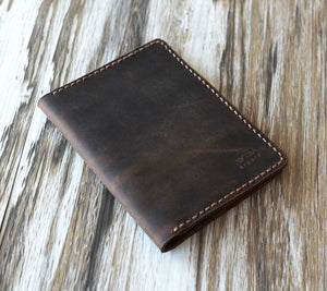 Leather Passport Cover - Leather passport Wallet 105 / Men passport case / Leather Passport holder / Passport keeper