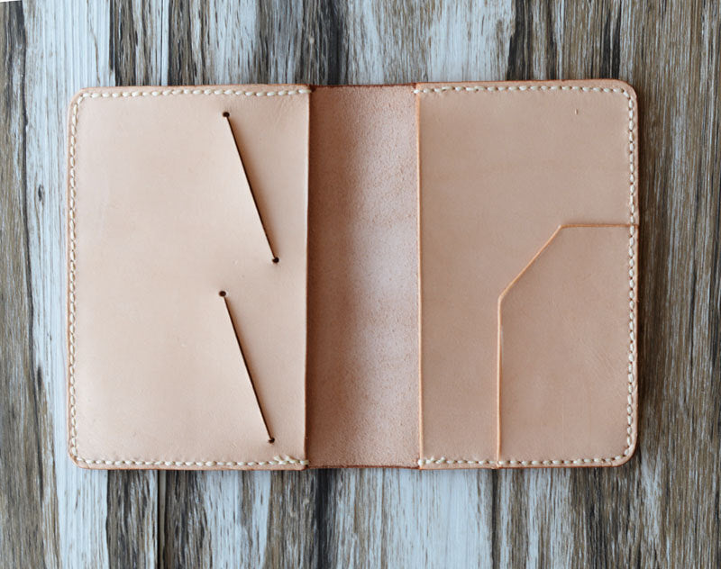 Leather Passport Cover - Leather passport Wallet 105 / Men passport case / Leather Passport holder / Passport keeper