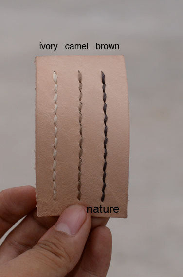 Leather Pencil Case Roll - Nature Nude - Extra Studio