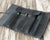 Leather Pencil Case Roll - Distressed Grey