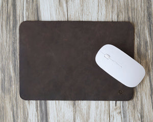 Personalized Leather Mouse Pad - Rectangle